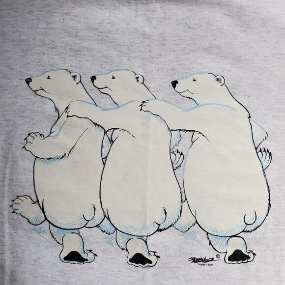 Vintage Canada Sweat Shirts, Moose, Polar Bears, Coat of Arms Emblem CANADA - Picture 6 of 12